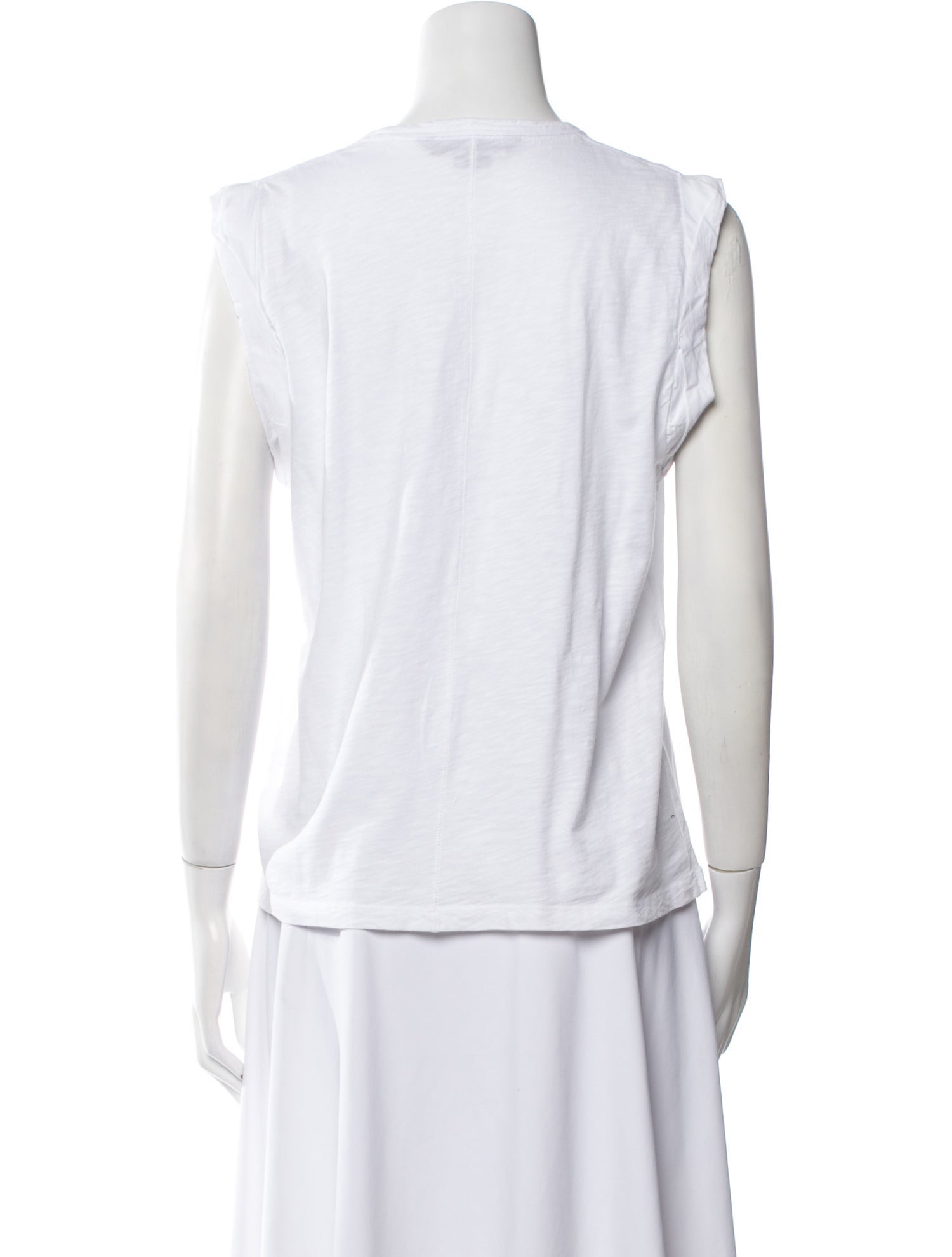 Veronica Beard Scoop Neck Sleeveless Top